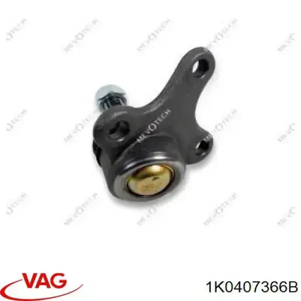 Шаровая опора правая нижняя  VAG 1K0407366B