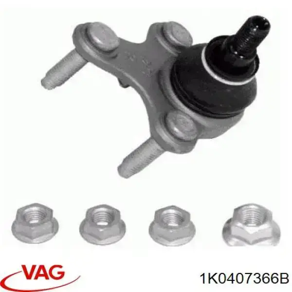 Купить 1K0407366B VAG Шаровая опора, нижняя, правая
