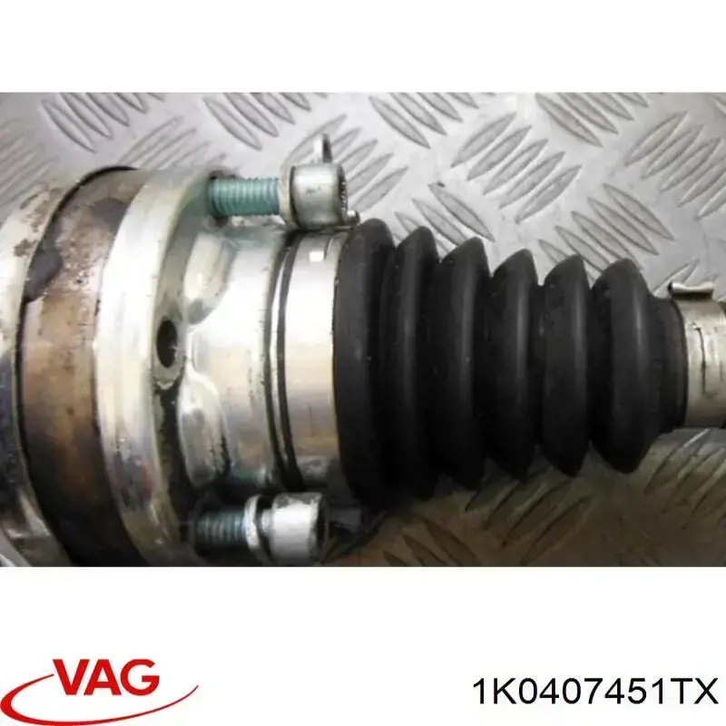 1K0407451TX VAG Полуось передняя левая