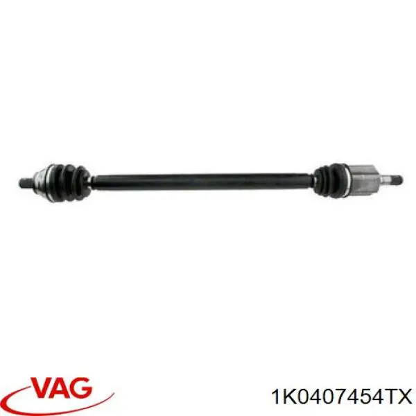 Купить 1K0407454TX VAG Вал приводной правый
