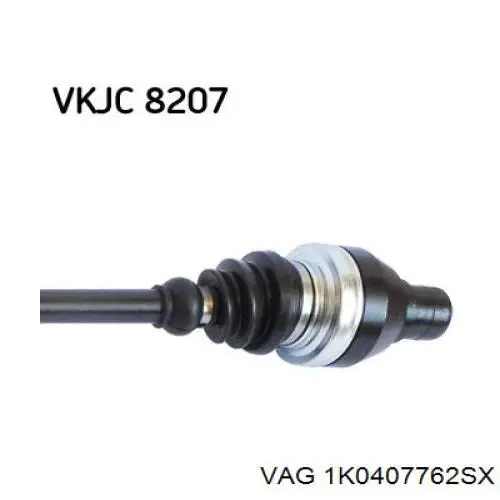 1K0407762SX VAG semieixo (acionador dianteiro direito)