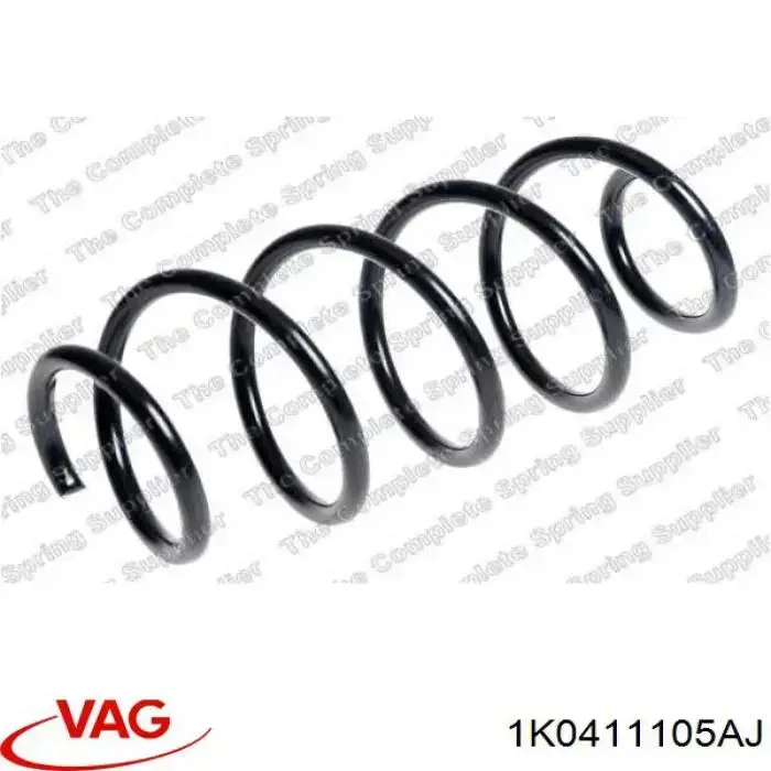1K0411105AJ VAG Пружина передней подвески