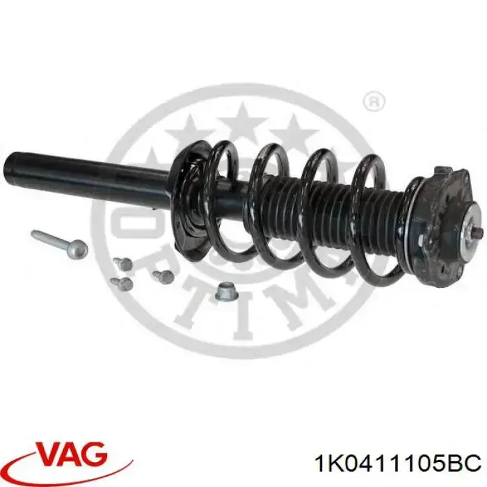 Mola dianteira VAG 1K0411105BC preço, a partir de 46,33 USD