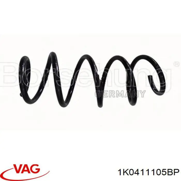 Передняя пружина 1K0411105BP VAG
