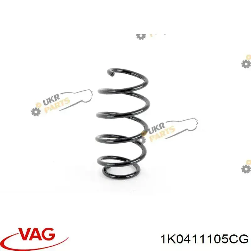 Пружина амортизатора передняя VAG 1K0411105CG цена, от 25.63 USD