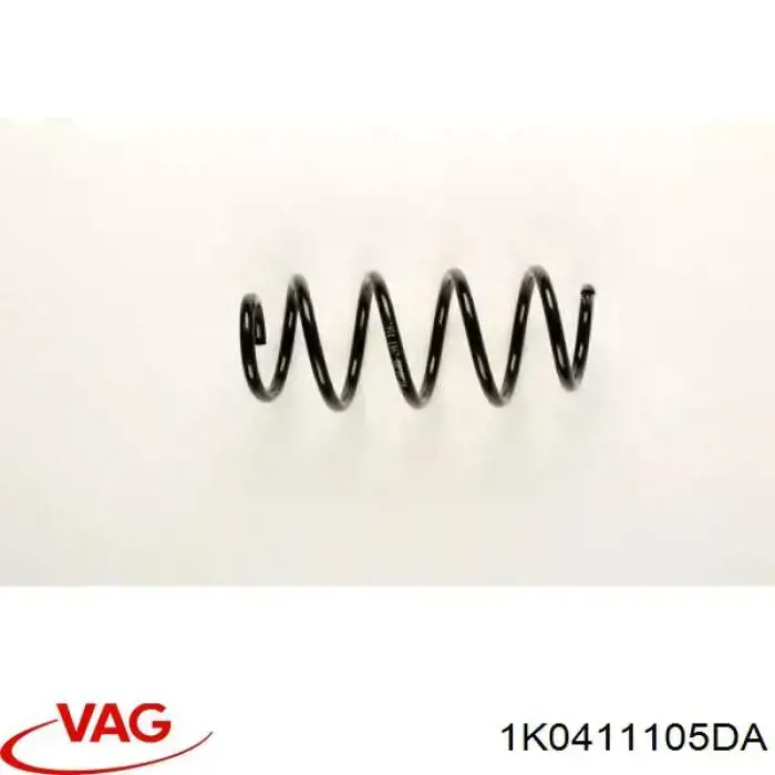 Передняя пружина 1K0411105DA VAG