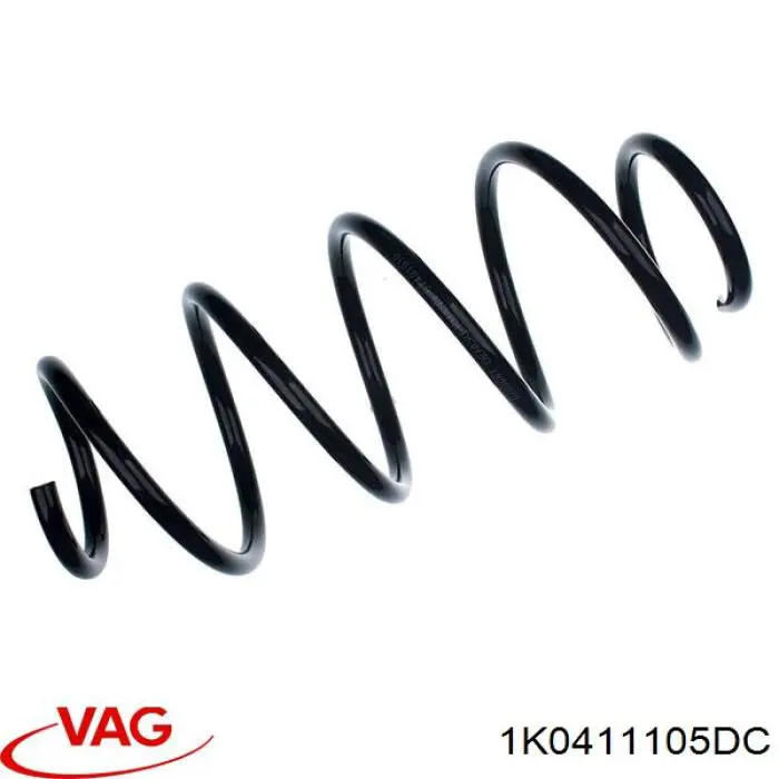 Пружина передняя VAG 1K0411105DC