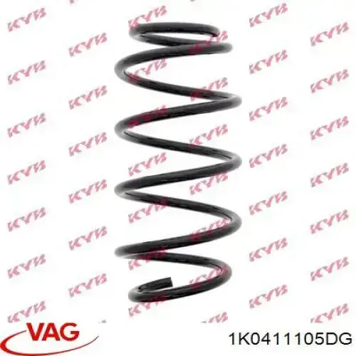 Передняя пружина 1K0411105DG VAG