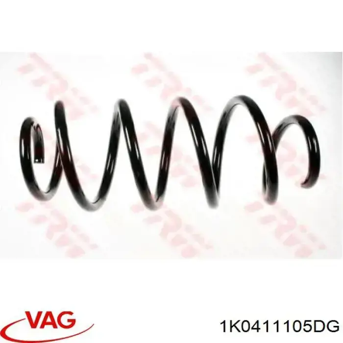 Пружина амортизатора передняя VAG 1K0411105DG цена, от 29.78 USD