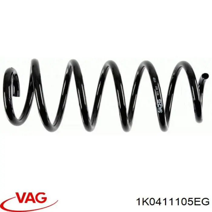 1K0411105EG VAG Пружина передней подвески