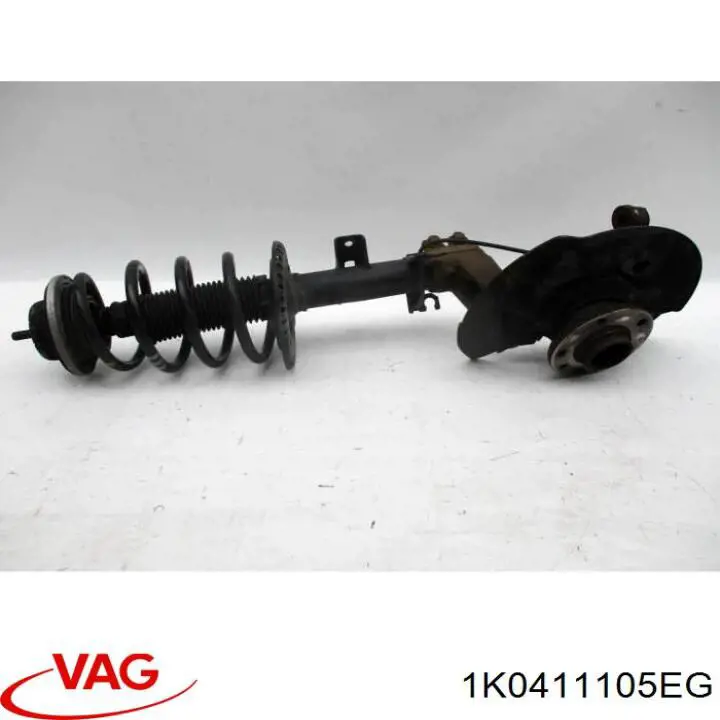 Купить 1K0411105EG VAG Винтовая пружина подвеска