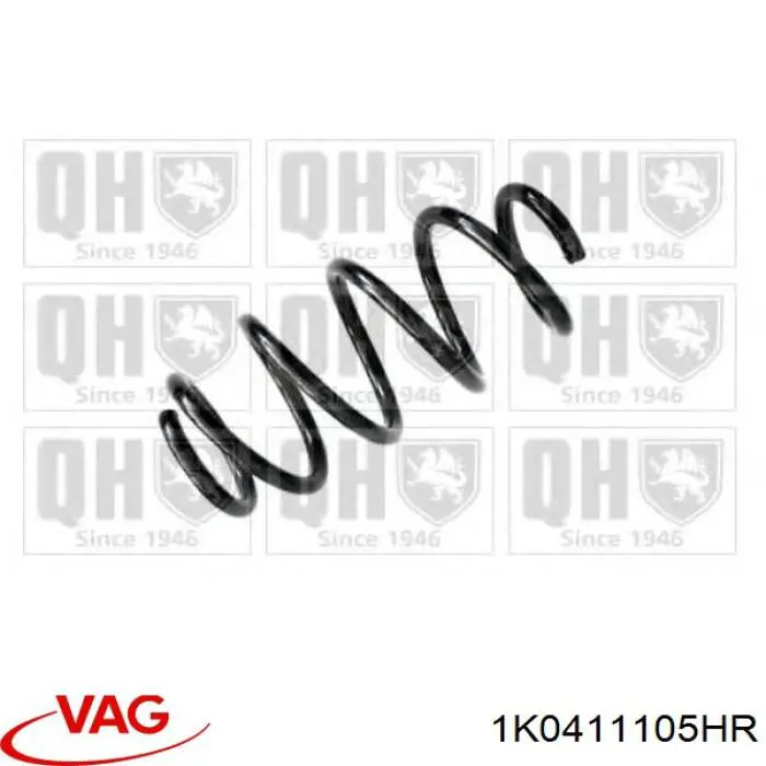 1K0411105HR VAG Пружина передней подвески