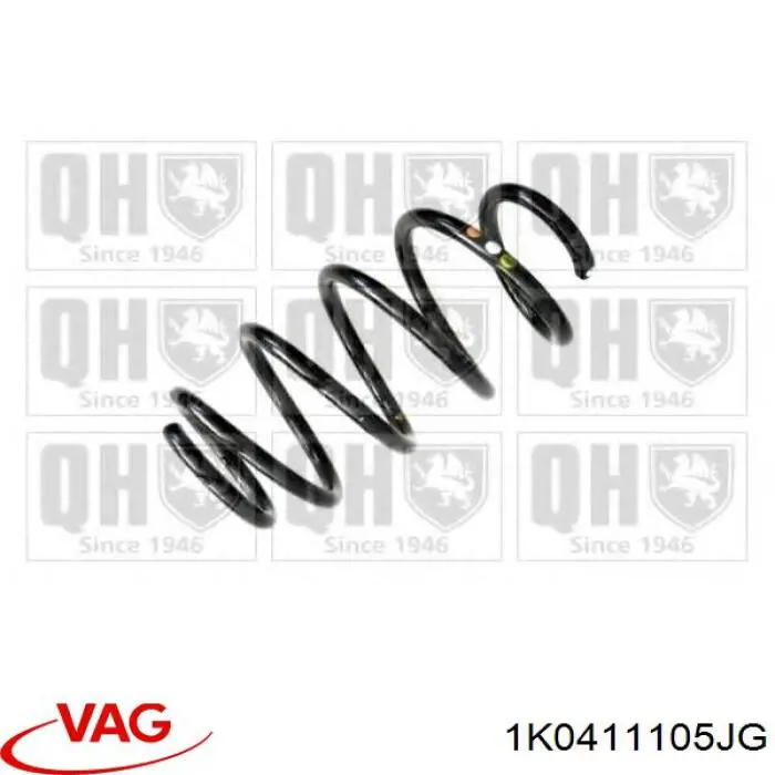 Пружина амортизатора передняя VAG 1K0411105JG цена, от 56.52 USD