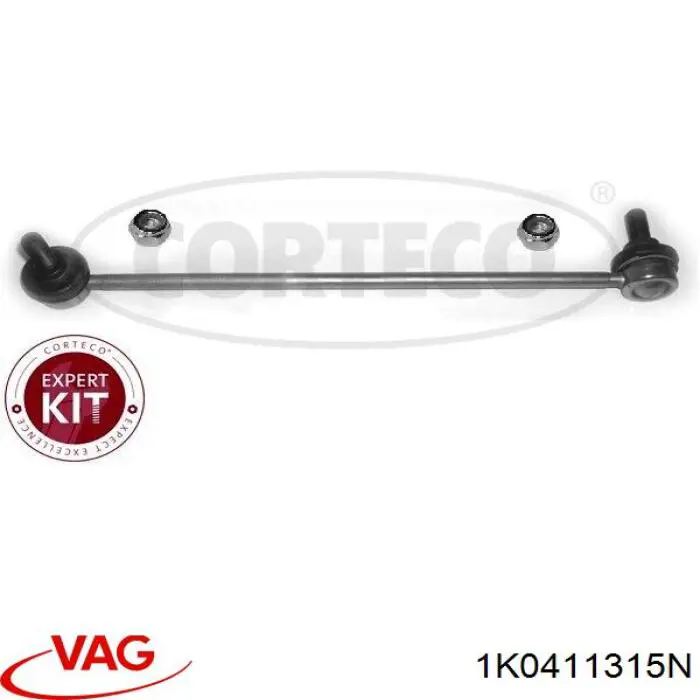 Тяга переднего стабилизатора VAG 1K0411315N цена, от 9.59 USD