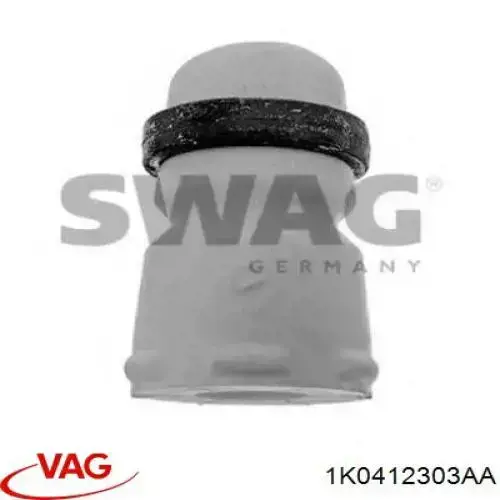 1K0412303AA VAG pára-choque (grade de proteção de amortecedor dianteiro)