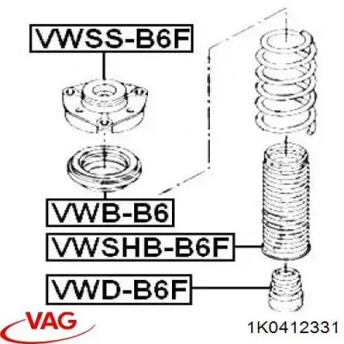 Купить 1K0412331 VAG 