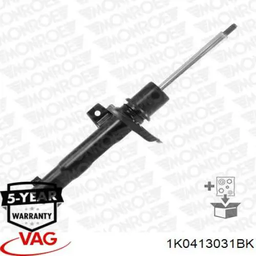 Стойка амортизатора передняя VAG 1K0413031BK цена, от 38.01 USD