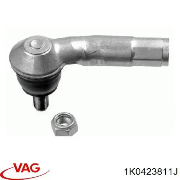 Купить 1K0423811J VAG Наконечник рулевой тяги, внешний