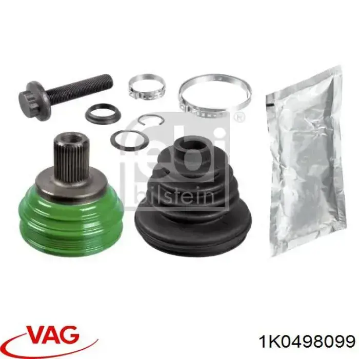 ШРУС наружный передний 1K0498099 VAG