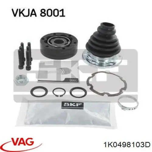 BB4968 Posterparts ШРУС внутренний, передний