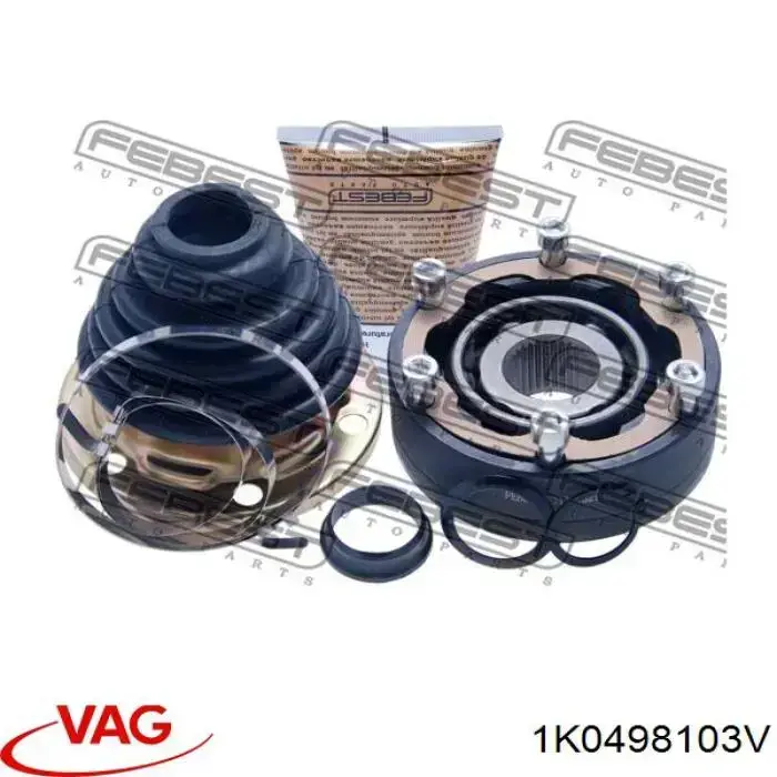 Шарнир угловых скоростей передний левый VAG 1K0498103V цена, от 30.72 USD