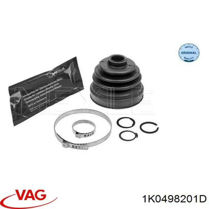 Купить 1K0498201D VAG Пыльник гранаты внутренний, передней полуоси