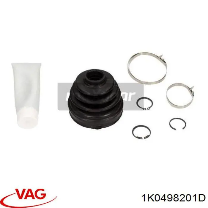 Пыльник ШРУСа внутренний, передней полуоси VAG 1K0498201D