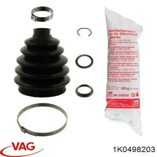1K0498203 VAG Пыльник шарнира угловых скоростей наружный задний