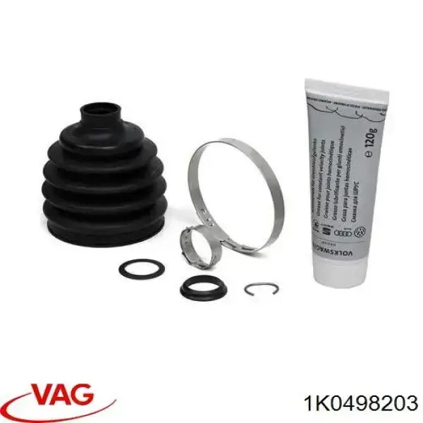 Пыльник наружной гранаты, задней полуоси VAG 1K0498203 цена, от 14.25 USD