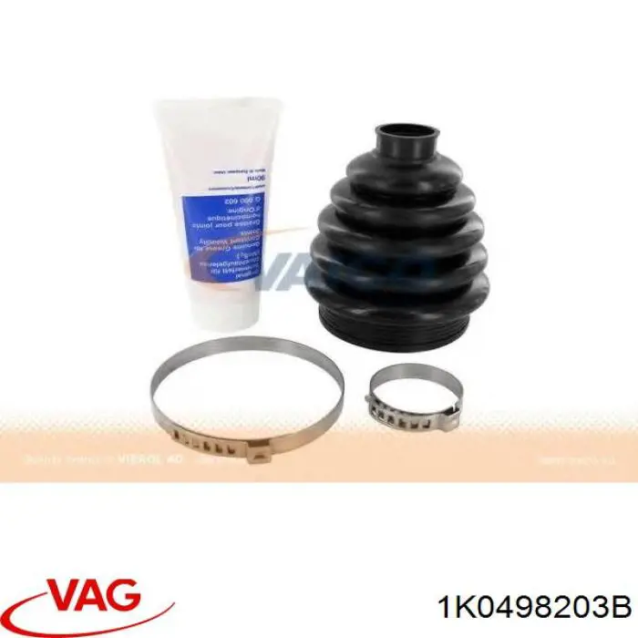 Купить 1K0498203B VAG Пыльник гранаты наружный, передний