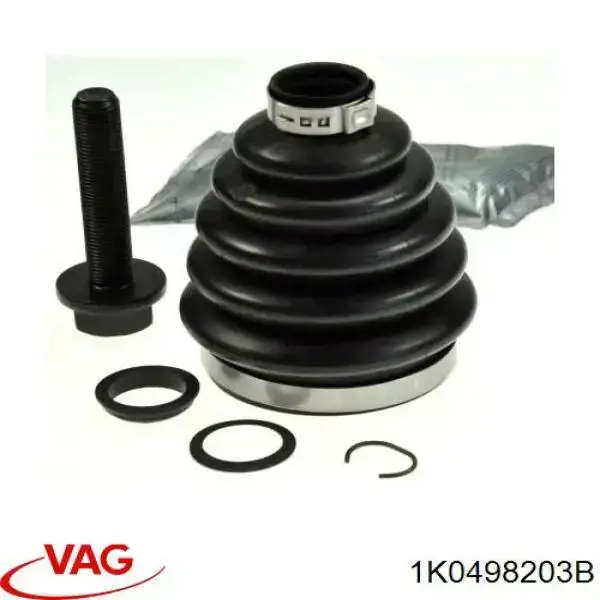 Fuelle, árbol de transmisión delantero exterior 1K0498203B VAG/Skoda