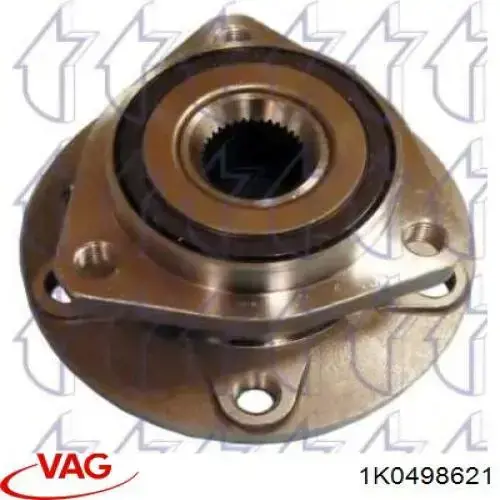 Купить 1K0498621 VAG Ступица переднего колеса