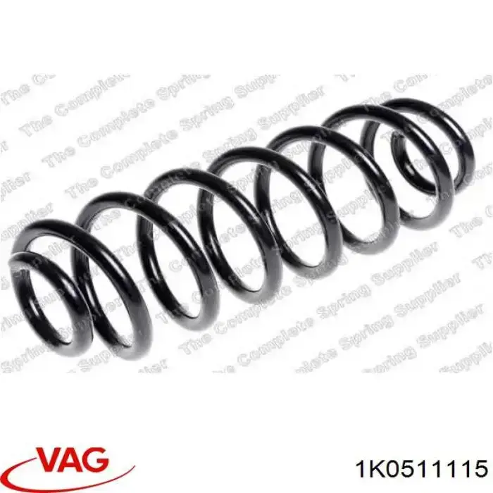 1K0511115 VAG Пружина подвески задняя