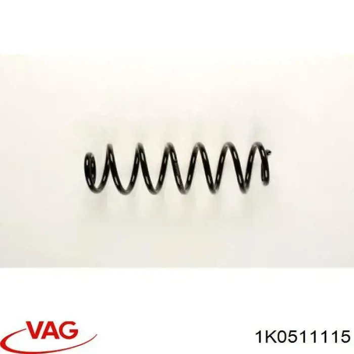 Купить 1K0511115 VAG Пружина подвески