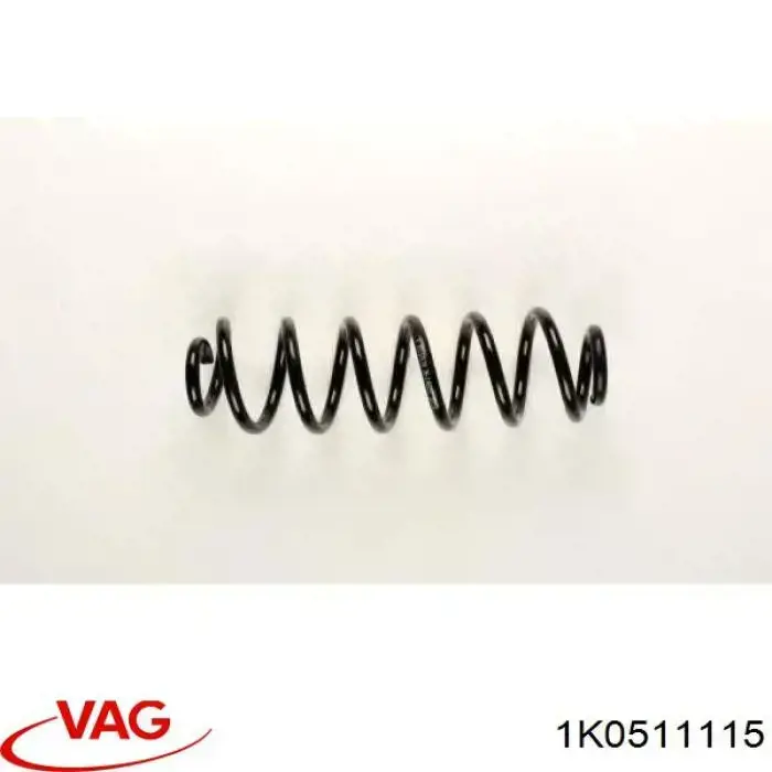 1K0511115 VAG Пружина подвески задняя