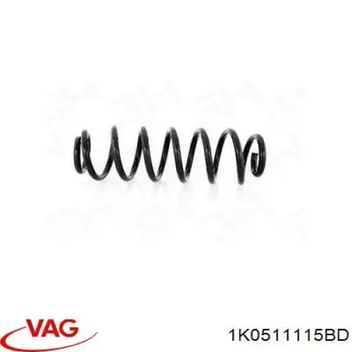 Задняя пружина 1K0511115BD VAG