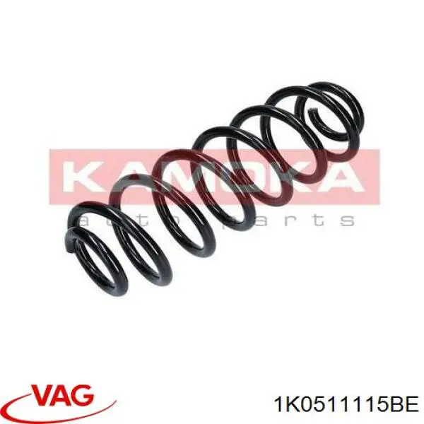 Mola traseira 1K0511115BE VAG