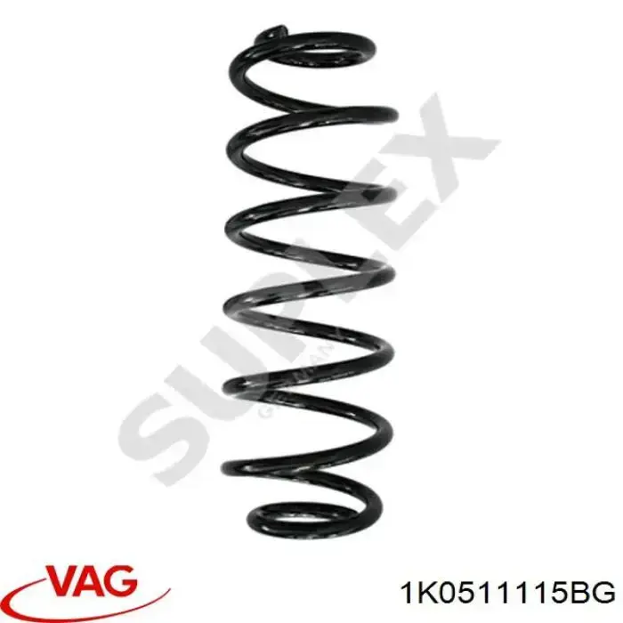 Купить 1K0511115BG VAG Пружина подвески