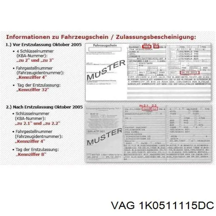 Пружина амортизатора VAG 1K0511115DC цена, от 19.19 USD