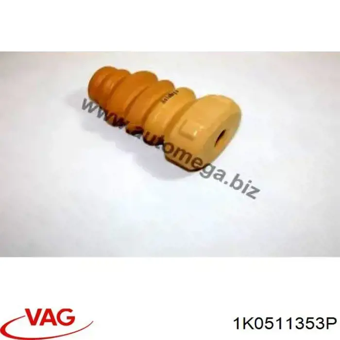 1K0511353P VAG pára-choque (grade de proteção de amortecedor traseiro)