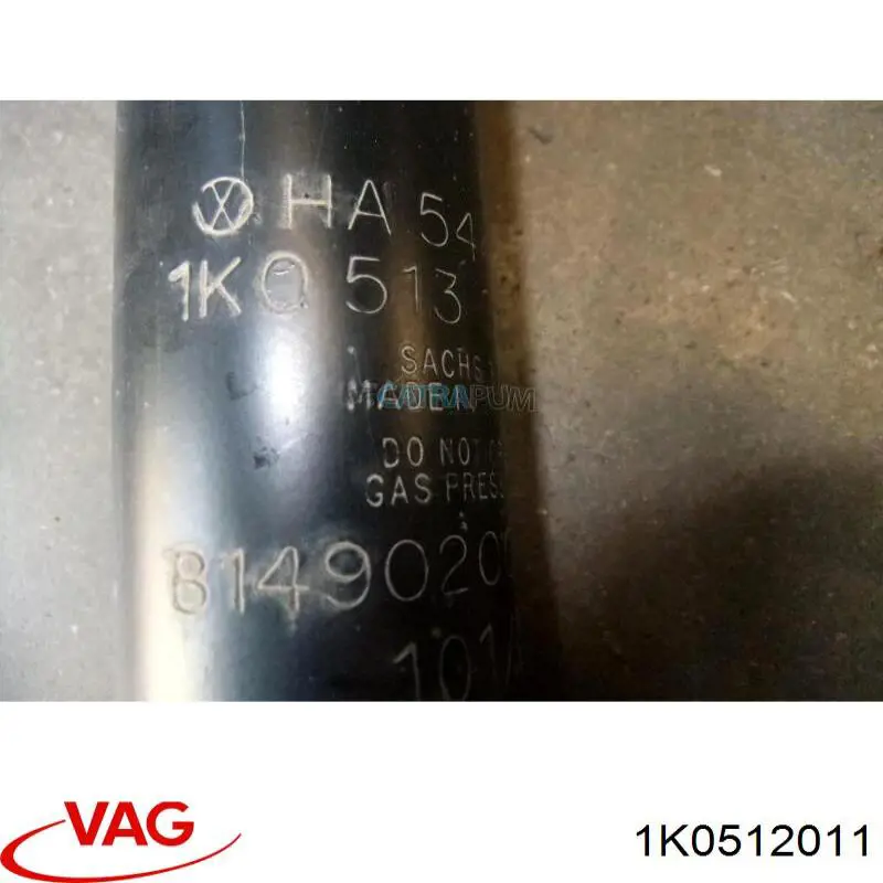 Задний левый амортизатор VAG 1K0512011
