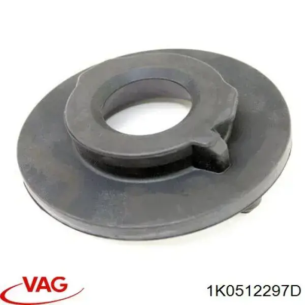 1K0512297D VAG проставка (резиновое кольцо пружины задней нижняя)