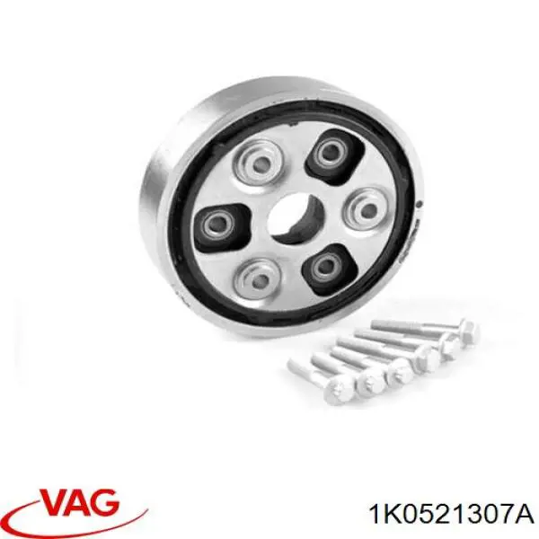 Купить 1K0521307A VAG Муфта кардана эластичная задняя