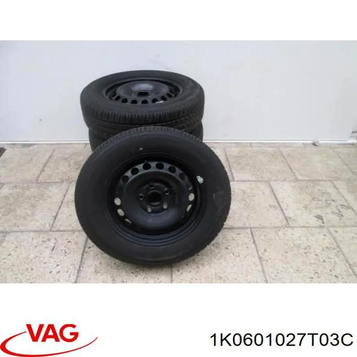 1K0601027T03C VAG discos de roda de aço (estampados)