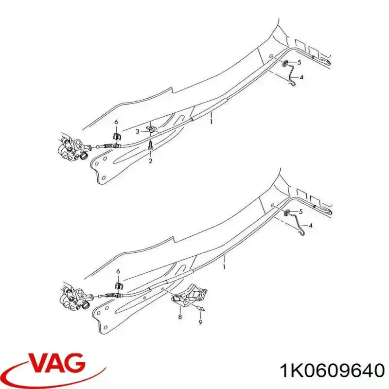  1K0609640 VAG