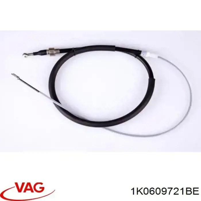 Задний трос ручника 1K0609721BE VAG