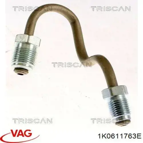 Купить 1K0611763E VAG Шланг тормозной задний левый