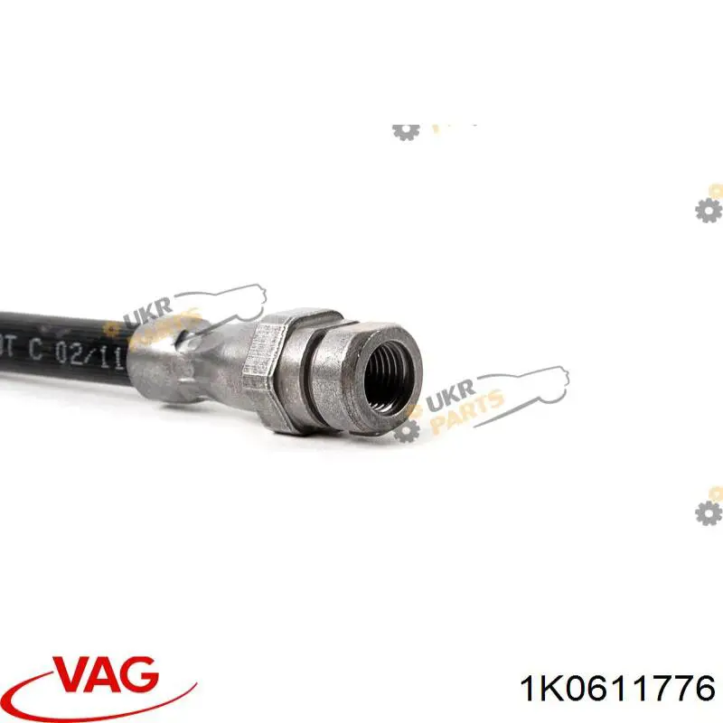 Купить 1K0611776 VAG Шланг тормозной задний правый