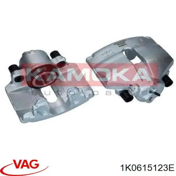 1K0615123E VAG Суппорт тормозной, передний, левый
