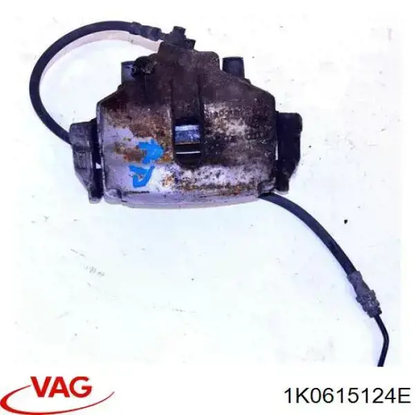1K0615124E VAG Суппорт тормозной, передний, правый